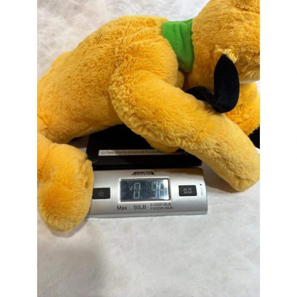Disney Parks Pluto Plush Dog Stuffed Animal Disneyland Walt Disney World 12 inch
